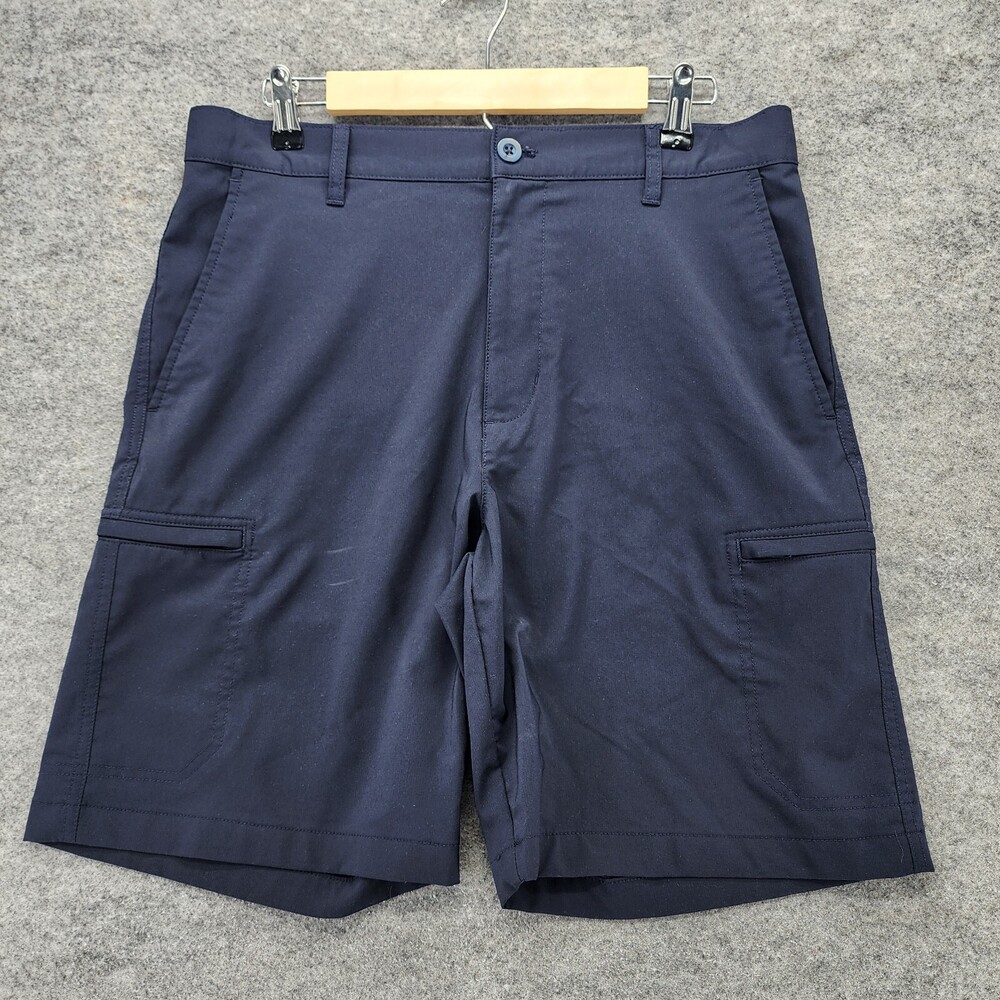 Chaps Golf Shorts Mens 33 Blue Chino